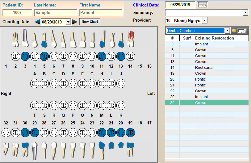 Dental Charting Practice Downloads