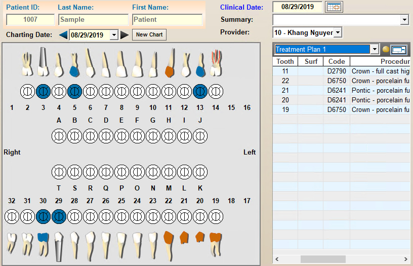 Dental Charting Eprosystem